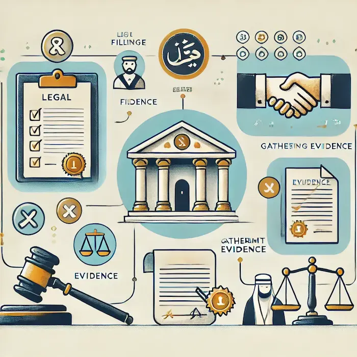 ريقة رفع دعوى ضد أحد الورثة في السعودية - محامي مواريث