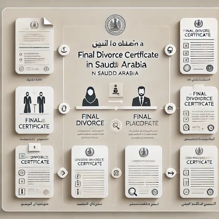 طريقة استخراج صك الطلاق البائن بالسعودية - محامي طلاق