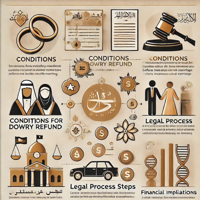 شروط وإجراءات إرجاع المهر قبل الدخول في السعودية