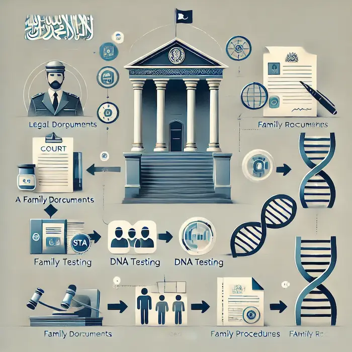 طريقة إثبات النسب في السعودية بالتفصيل
