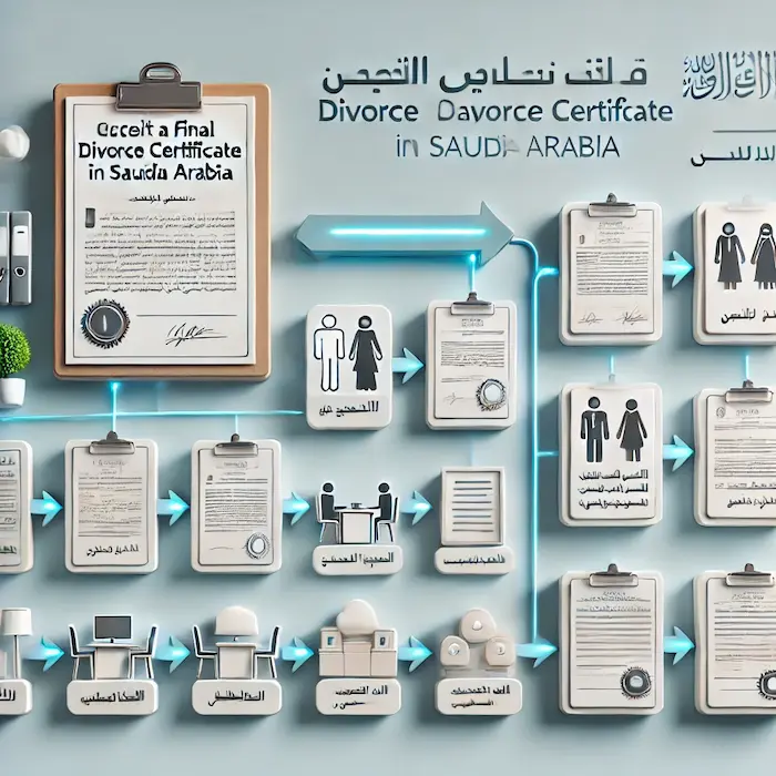 طريقة استخراج صك الطلاق البائن بالسعودية - محامي طلاق