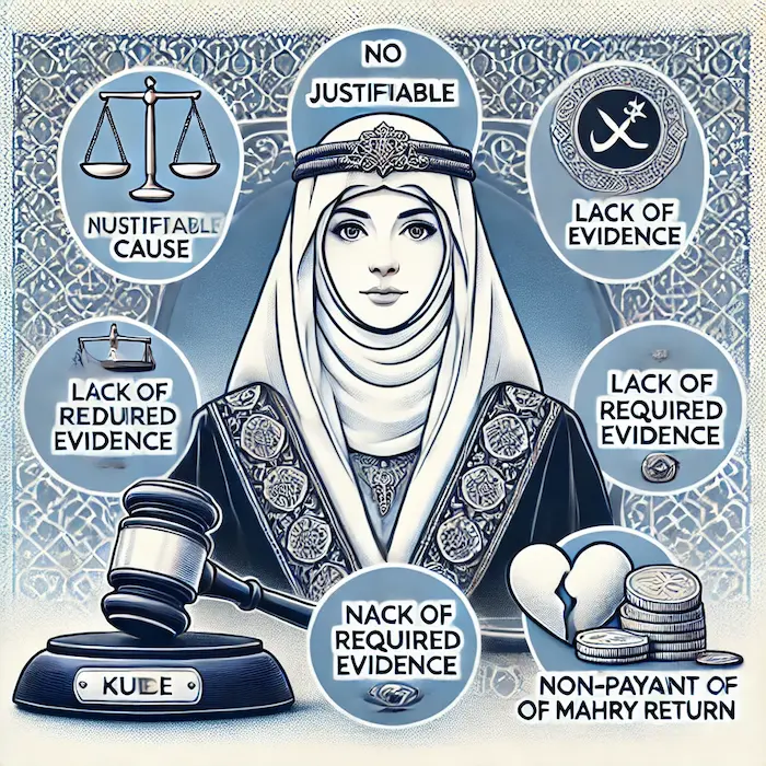 متى يرفض القاضي الخلع في السعودية - محامي طلاق الرياض