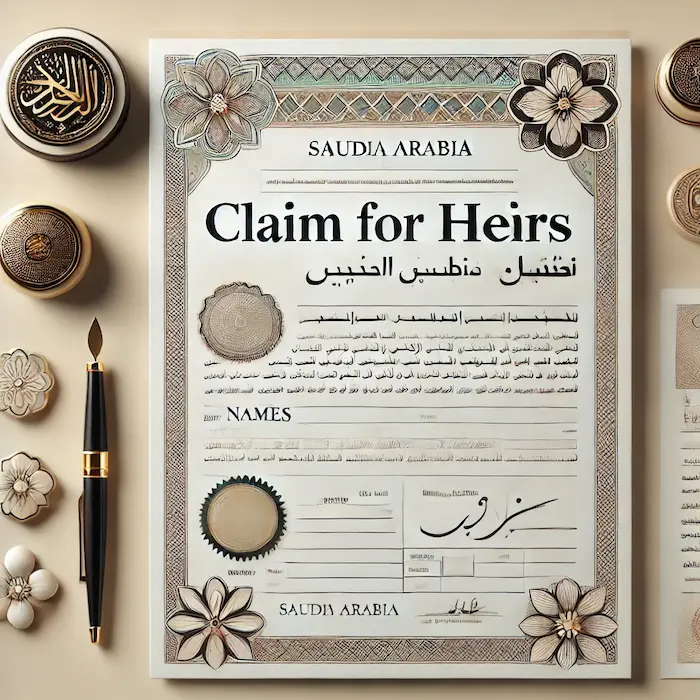 نموذج وصيغة دعوى مطالبة الورثة بالسعودية - محامي تركات