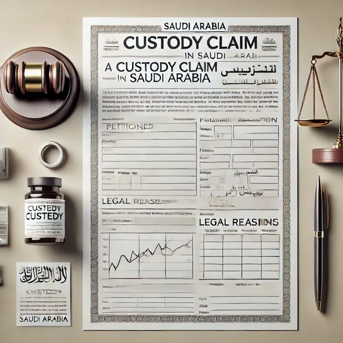 نموذج وصيغة صحيفة دعوى إثبات حضانة بالسعودية