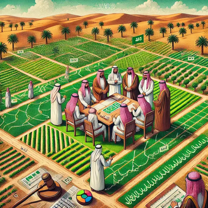 كيفية تقسيم الأرض الزراعية بين الورثة بالسعودية: دليل شامل 2 كيفية تقسيم الأرض الزراعية بين الورثة بالسعودية: دليل شامل