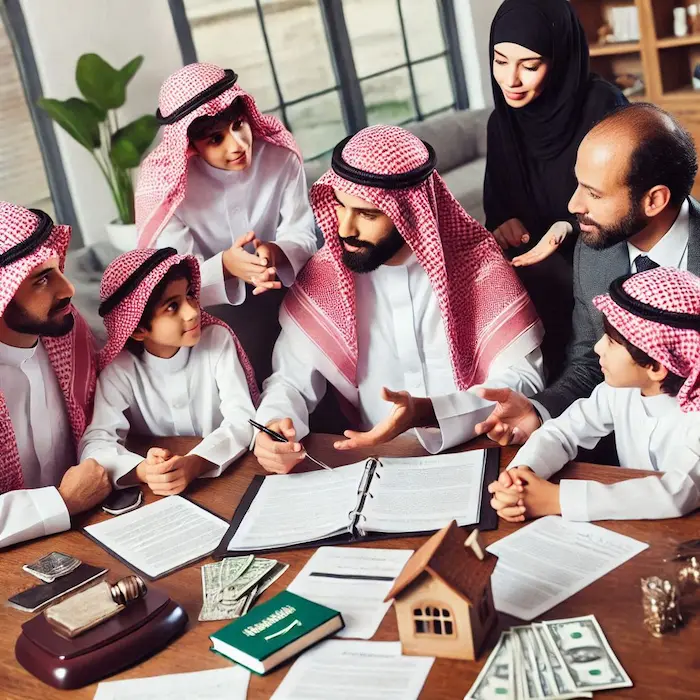 ما حكم قسمة المال بين الأولاد في الحياة في السعودية؟
